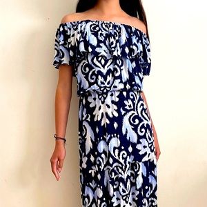 INC Woman’s Flora Maxi Dress Petite Small